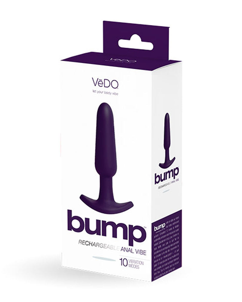 "Bump Rechargeable Anal Vibe - Purple VI-P1513"