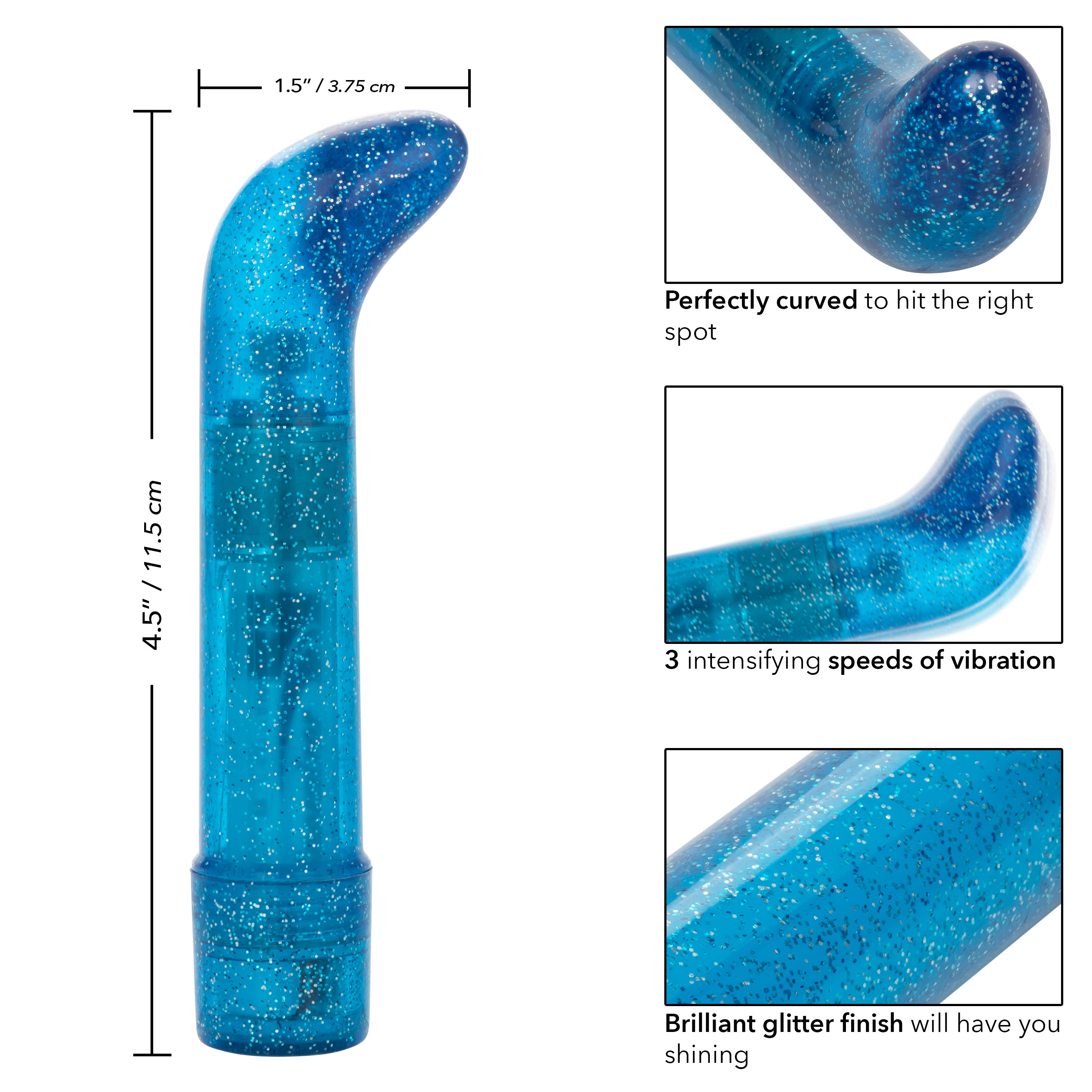 Sparkle Mini G-Vibe - Blue