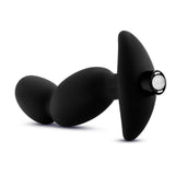 Anal Adventures- Platinum - Silicone Vibrating Prostate Massager 04-Black