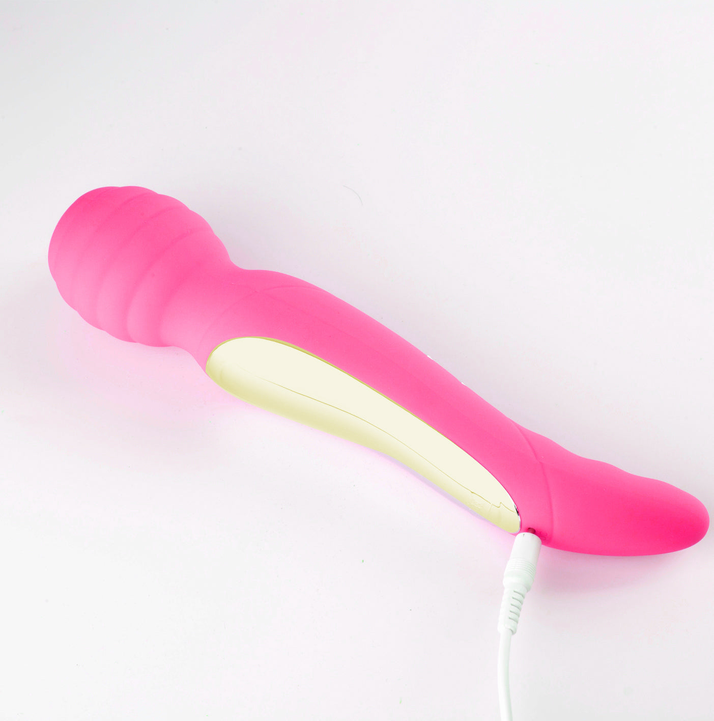 "Zoe Twisty Dual Vibrating Pleasure Wand - Pink MTAV302-PK"