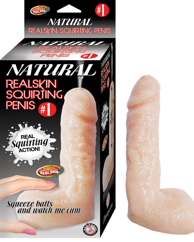 "Natural Realskin Squirting Penis #1 - Flesh NW2759"