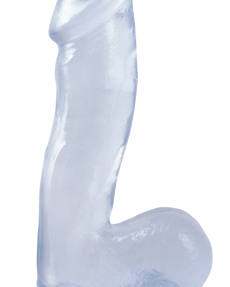 "Basix Rubber Works - 6.5 Inch Dong With Suction Cup - Clear PD4220-20"
