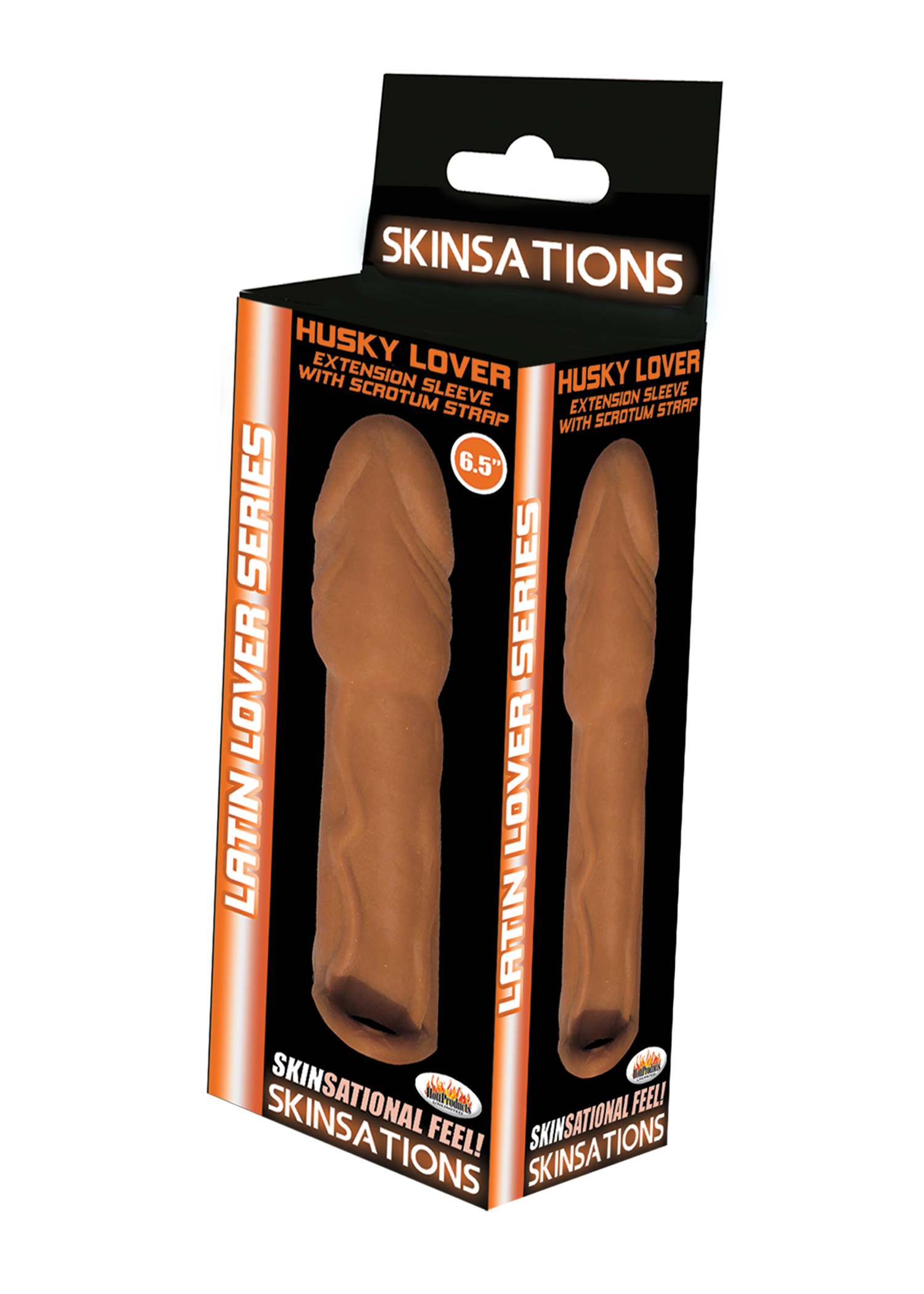 Skinsations Latin Lover Series Husky Lover 6.5 Inch - Brown