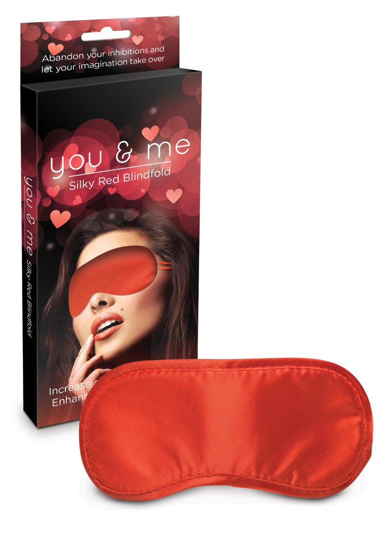 "You & Me Silky Red Blindfold CC-USCCYMBF"