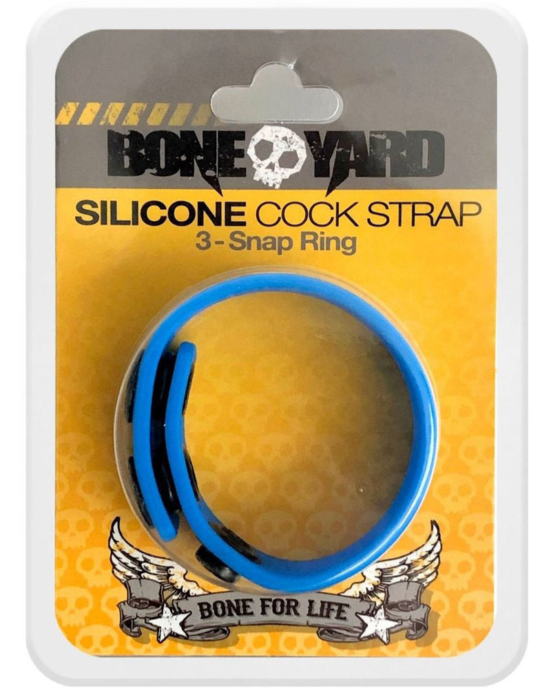 Silicone Cock Strap - Blue