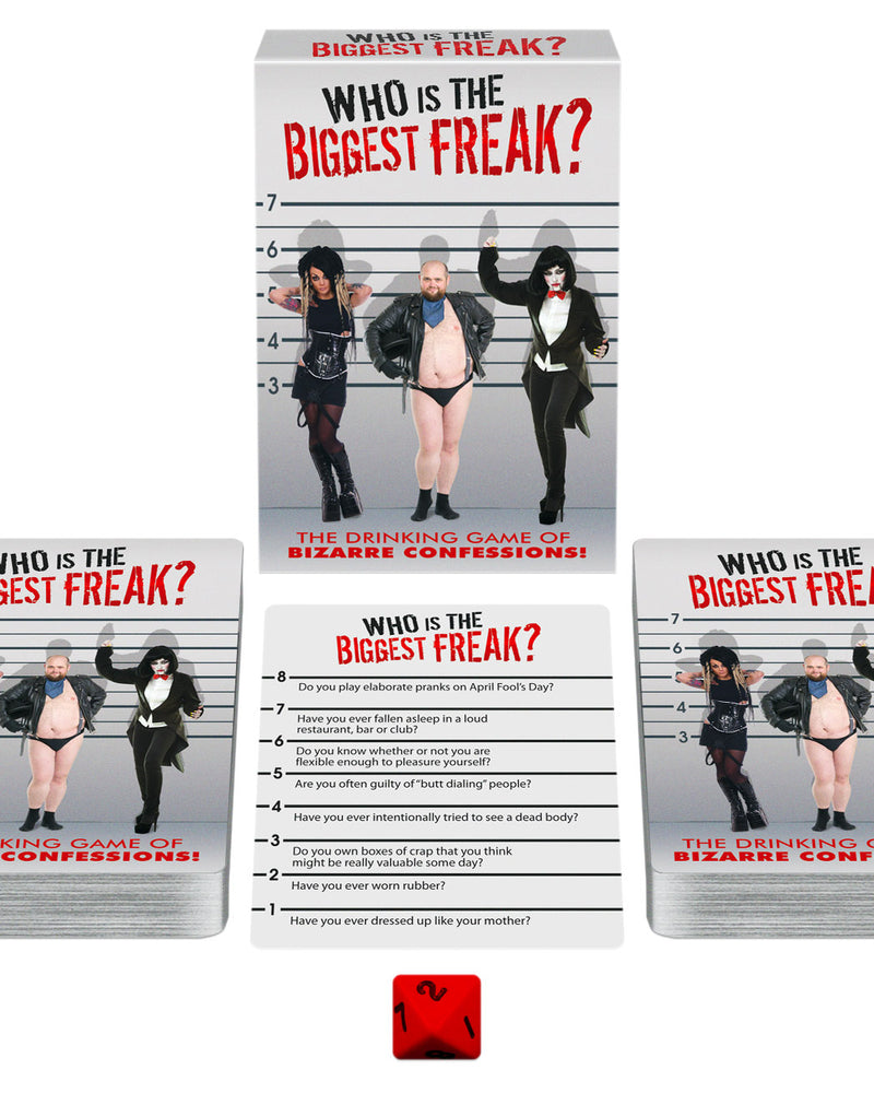 "Who's the Biggest Freak? - Card Game KG-BGD21"