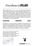 "Playboy Pleasure - Pleasure 3 Ways - Butt Plug - Hematite PB-BP-2253-2"