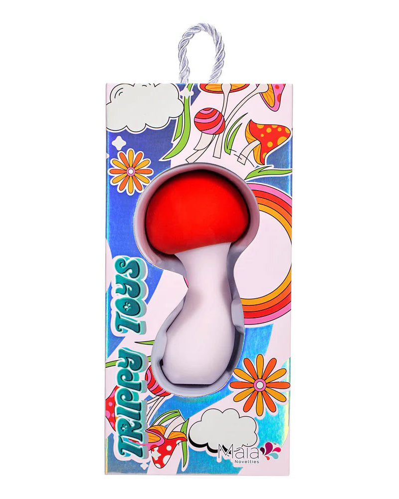 "Shroomie Rechargeble Mushroom Vibrator - Red MTMA23-01"