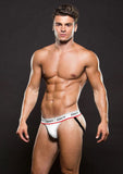 "Logo Elastic Low Rise Mesh Jock - Small/meduim - White EV-BLE036WHTSM"