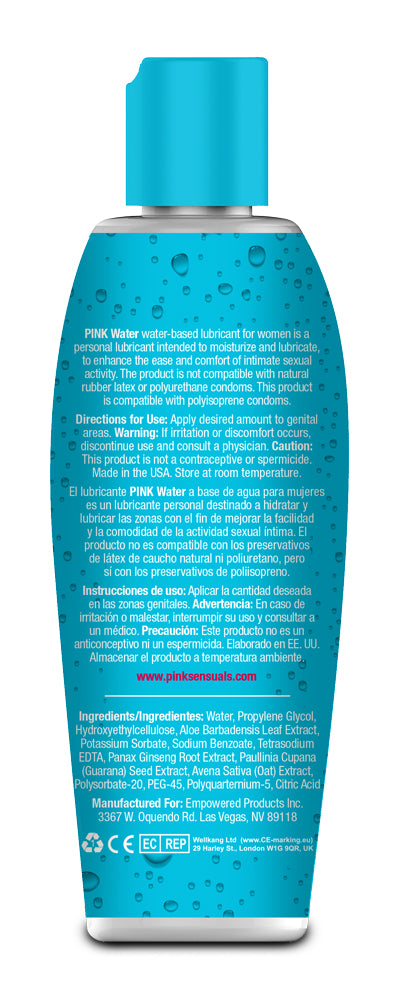 "Pink Water Based Lubricant for Women - 4.7 Oz. / 140 ml PNK-PW-4.7"