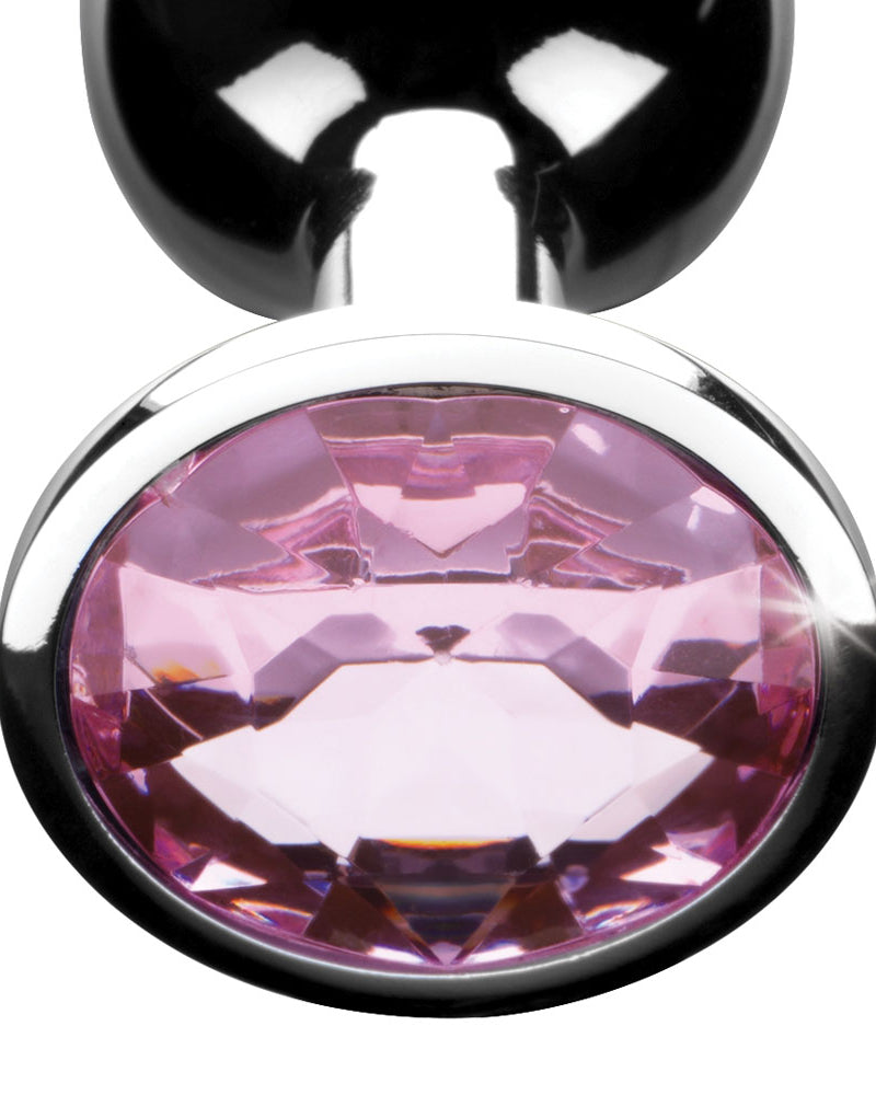 Pink Gem Anal Plug - Small