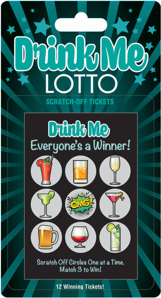 "Drink Me Lotto 12 Winning Tickets! LG-BG068"