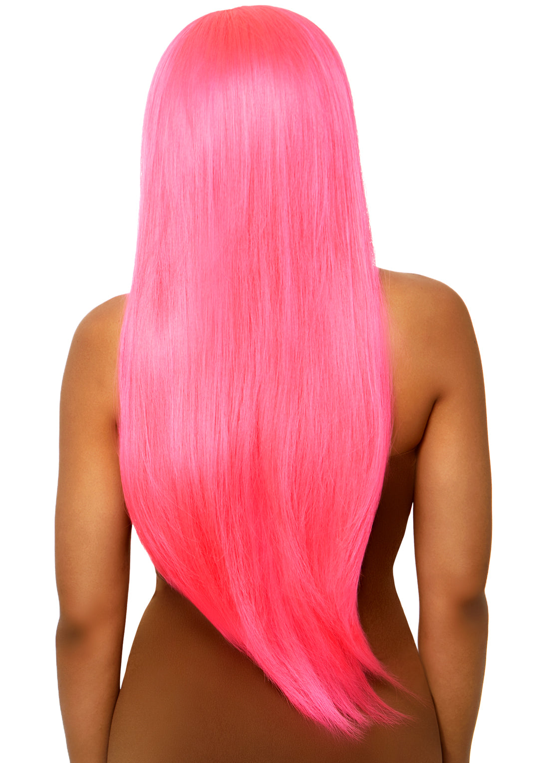 "Long Straight Wig 33 Inch - Pink LA-A2864PNK"