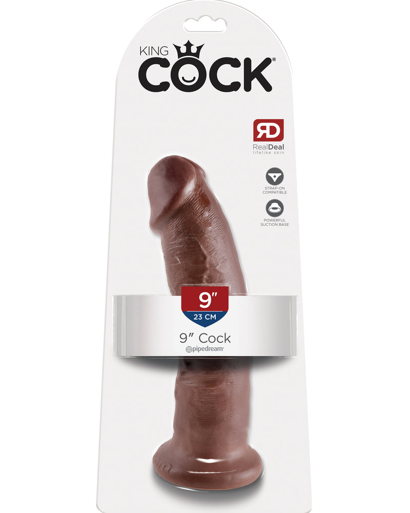 King Cock 9-Inch Cock - Brown