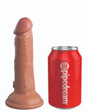 King Cock Elite 6 Inch Silicone Dual Density Cock - Tan