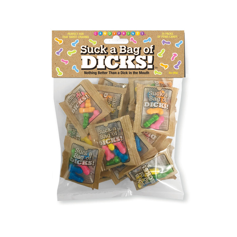 "Suck a Bag of Dicks! 25 Individual Fun Size Packages CP-903"