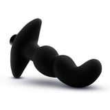 Anal Adventures- Platinum - Silicone Vibrating Prostate Massager 03- Black