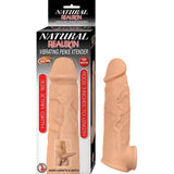 "Natural Realskin Vibrating Penis Xtender NW2957-1"