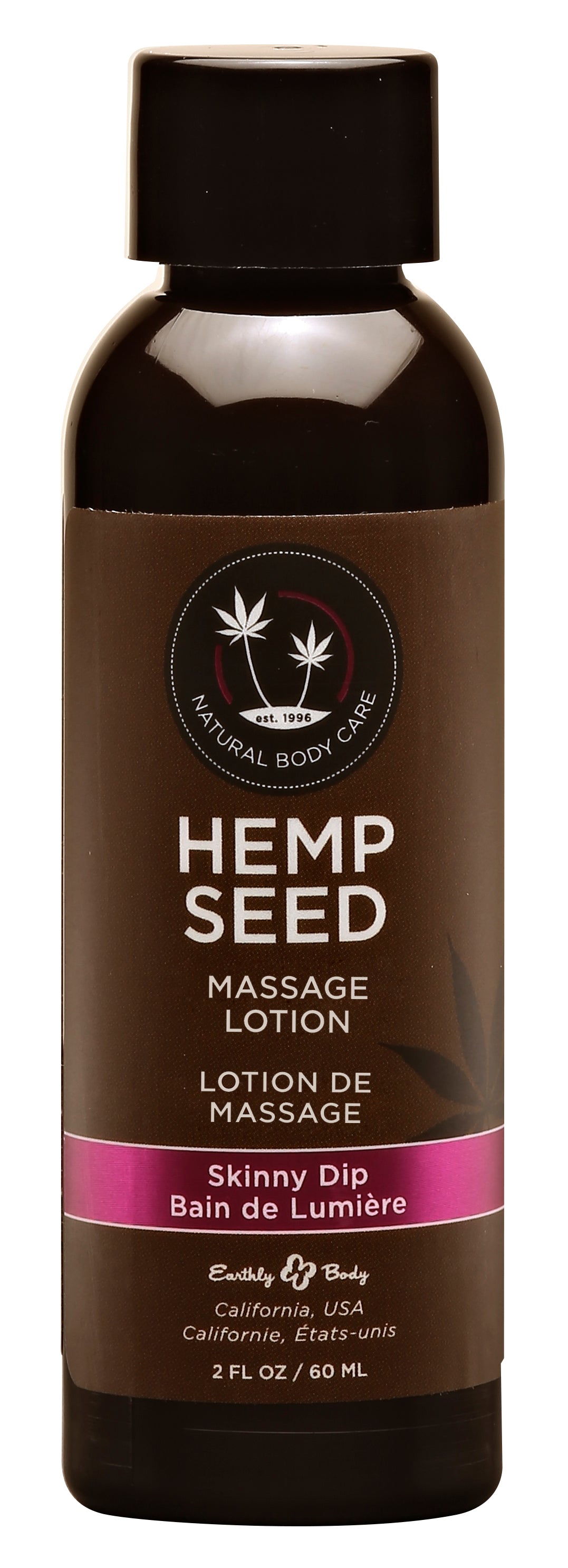 "Hemp Seed Massage Lotion - Skinny Dip - 2 Fl. Oz. / 60 ml EB-ML121"