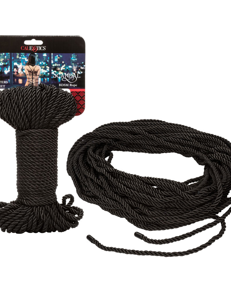Scandal BDSM Rope 98.5 Ft/ 30m - Black