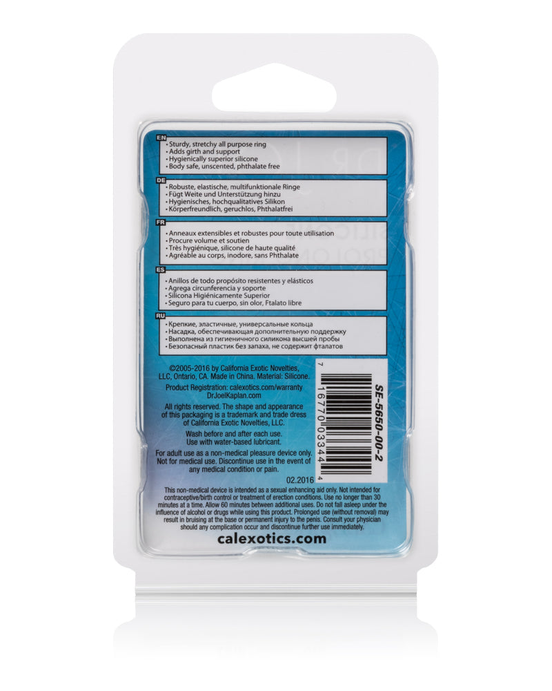 Dr. Joel's Silicone Prolong Ring - Smooth Clear