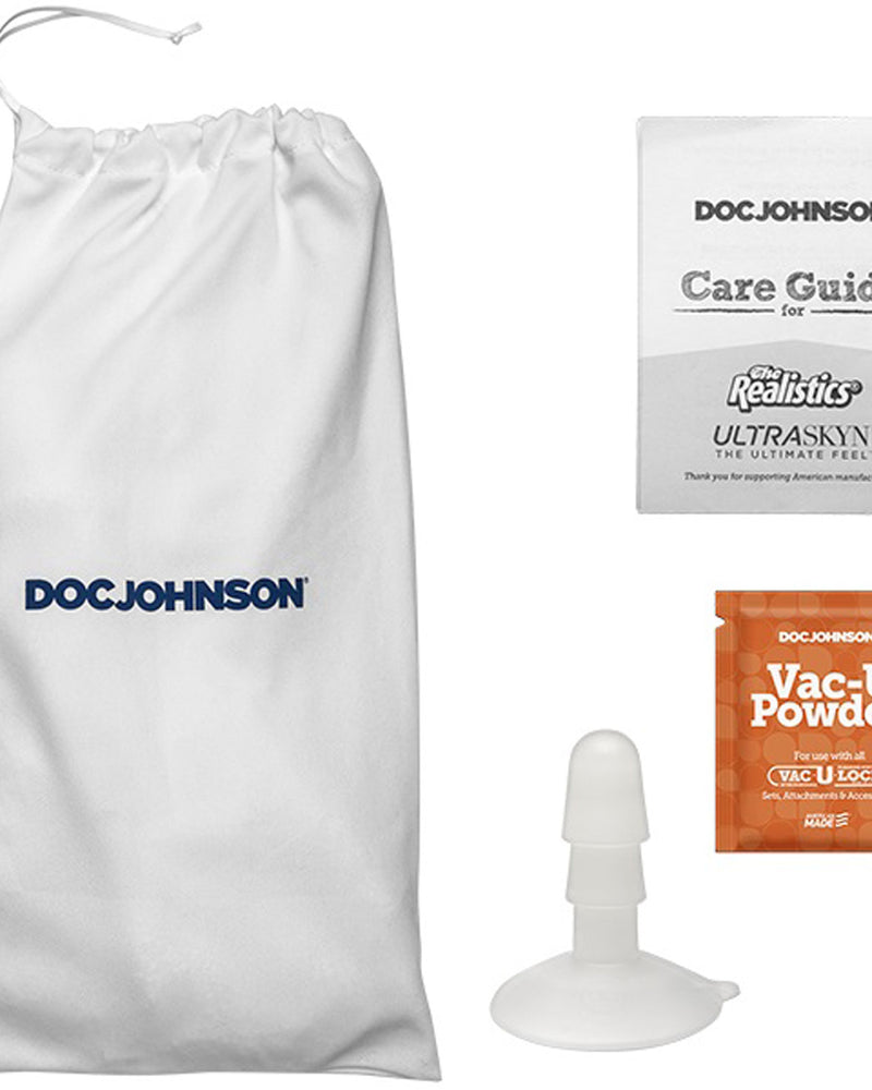 "Signature Cocks Dan Damage 10 Cock With Removable Vac-U-Lock Suction Cup - Vanilla DJ8160-36-BX"