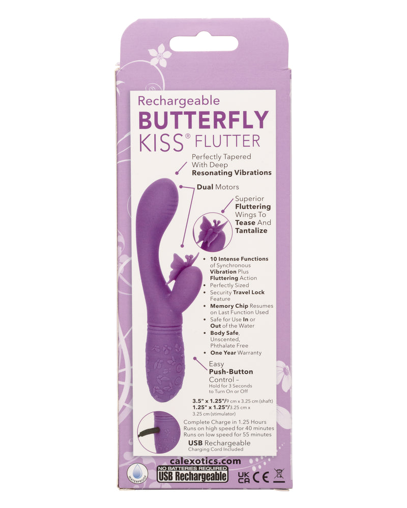 "Rechargeable Butterfly Kiss Flutter - Purple SE0783453"