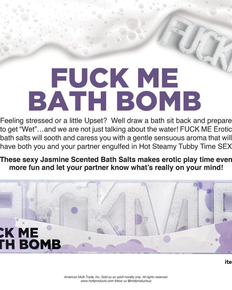 "Fuck Me Bath Bomb - Jasmine HTP3473"