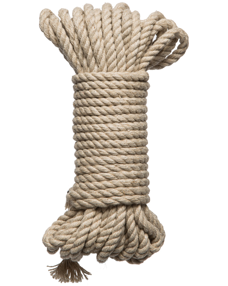 Merci - Bind and Tie - 6mm Hemp Bondage Rope - 30 Feet - Natural