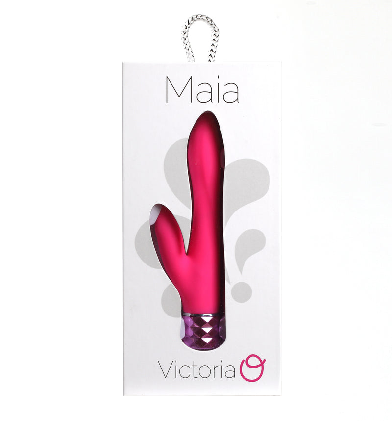 "Victoria Crystal Gem Dual Vibrator - Pink MTMA1606-P1"