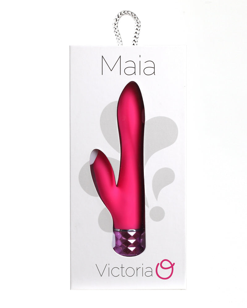 "Victoria Crystal Gem Dual Vibrator - Pink MTMA1606-P1"