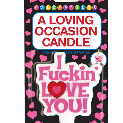 "I F*Ckin Love You Candle CP-978"