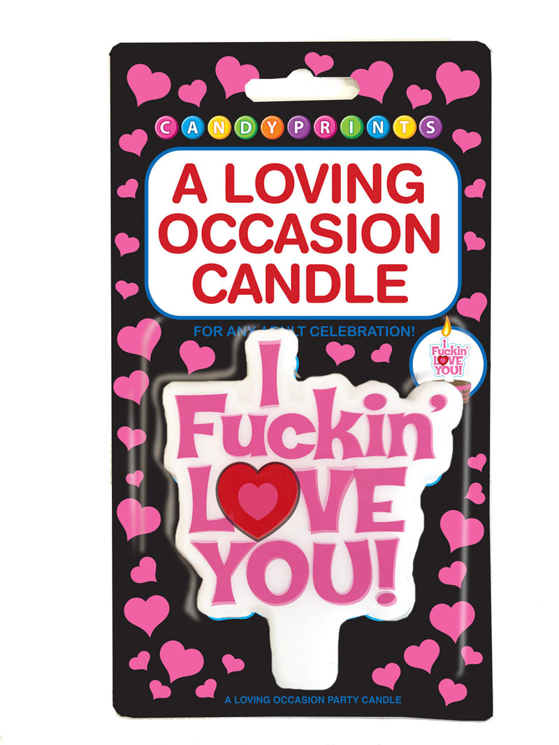 "I F*Ckin Love You Candle CP-978"