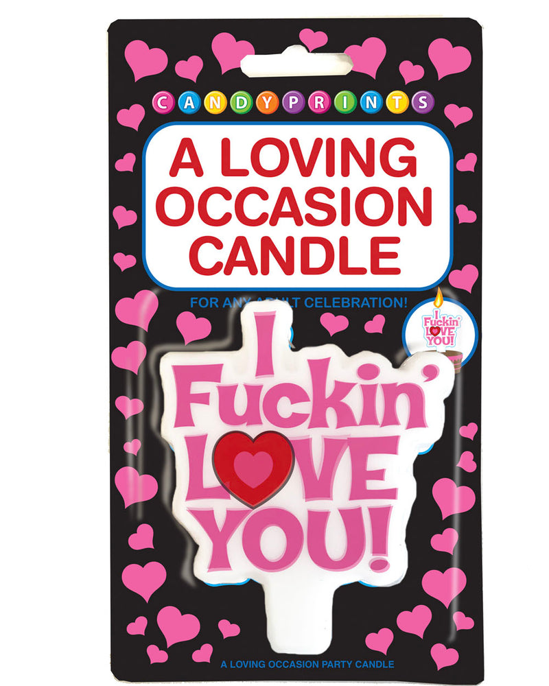 "I F*Ckin Love You Candle CP-978"