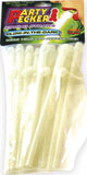 "Party Pecker Sipping Straws 10 Pc Bag - Glow in the Dark HTP2102"