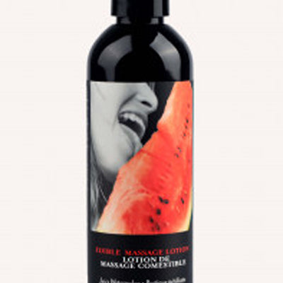 "Edible Massage Lotion - Watermelon - 8 Fl. Oz. -  Tester - Minimum Purchase Required EB-MLE004-T"