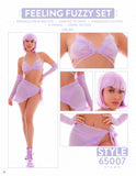 Feeling Fuzzy 5pc Set - Small/medium Lilac