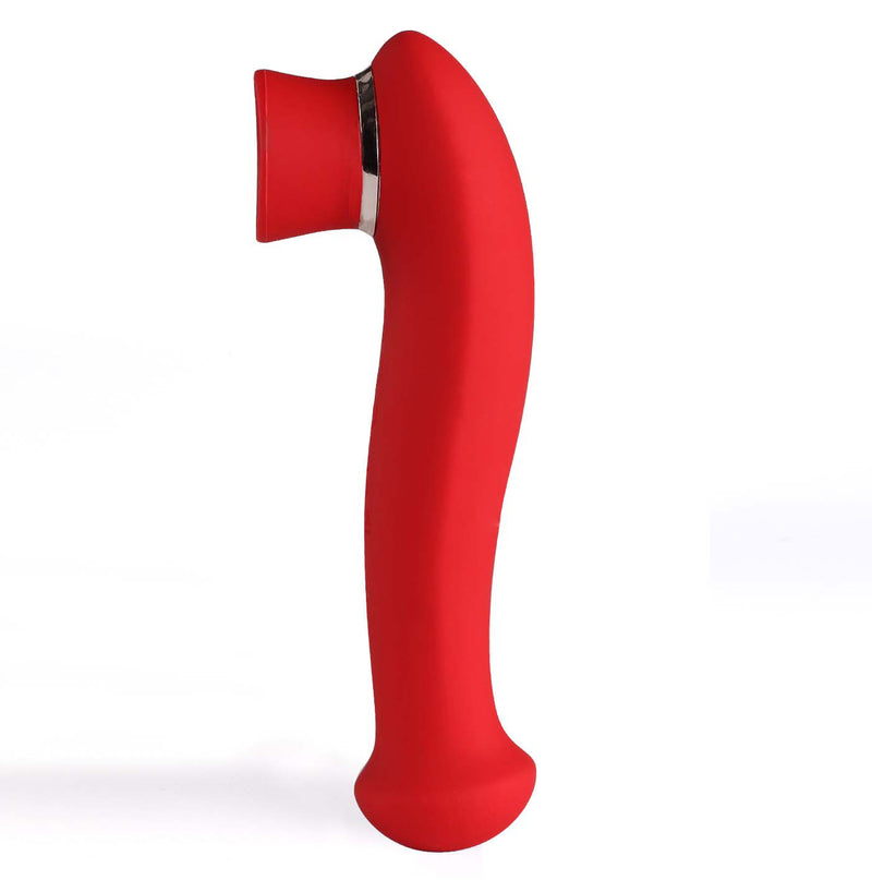 "Destiny 15-Function Rechargeable Vibrating - Suction Wand - Cherry Red MTMA2006-R2"