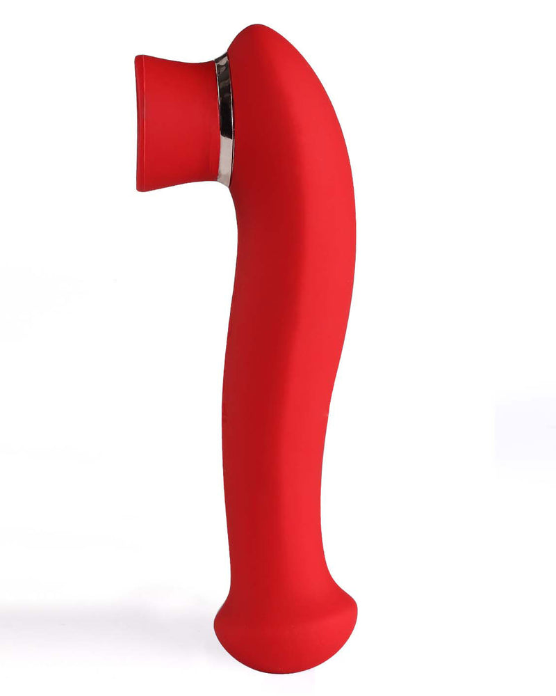 "Destiny 15-Function Rechargeable Vibrating - Suction Wand - Cherry Red MTMA2006-R2"