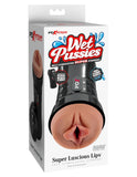 "Wet Pussies - Super Luscious Lips Self Lubricating Stroker - Brown PDRD44029"