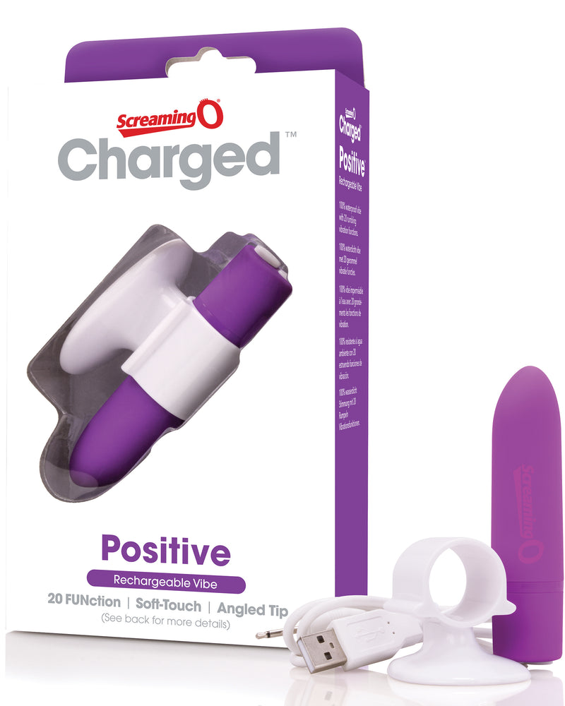 Charged Positive Rechargeable Vibe - Grape