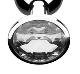 Clear Gem Anal Plug - Medium