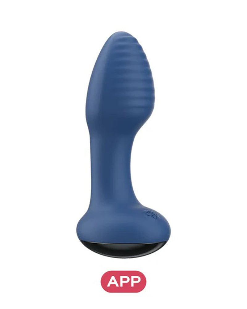 "Frenzy App-Controlled Rotating Anal Vibrator - Blue H-AP-35-975BLU"