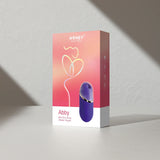 Abby - Mini Clit Licking Vibrator Tongue Sex Toy - Purple