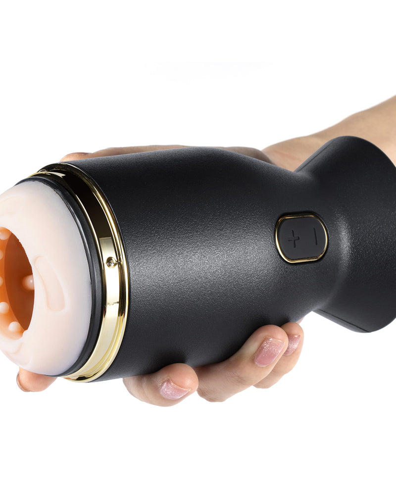 "Priti - Automatic Rotating Penis Stimulator - Black H-AC-22-767BL"