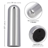 "10 Function Rechargeable Bullet - Silver RM0062101"