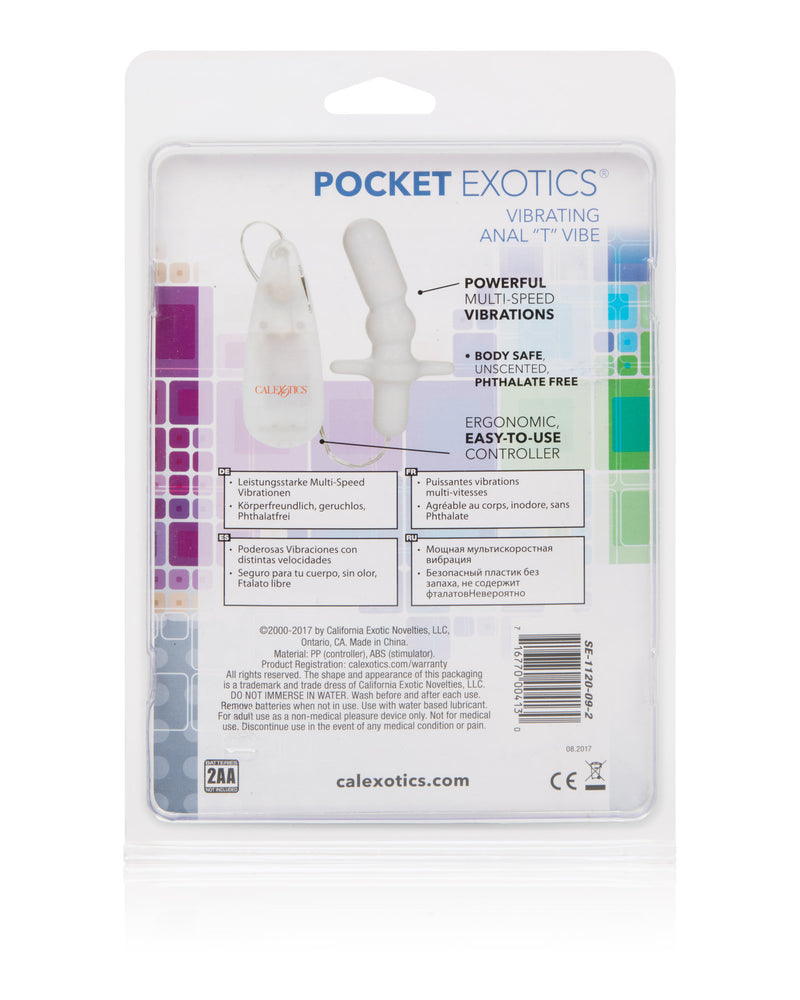 Pocket Exotics Ivory Anal-T Vibe