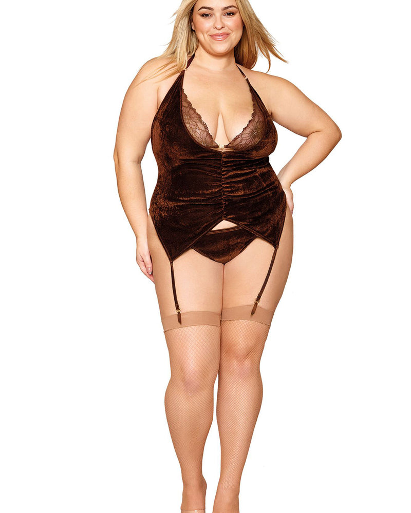 Elástico para camisa y tanga – Talla Queen – Espresso