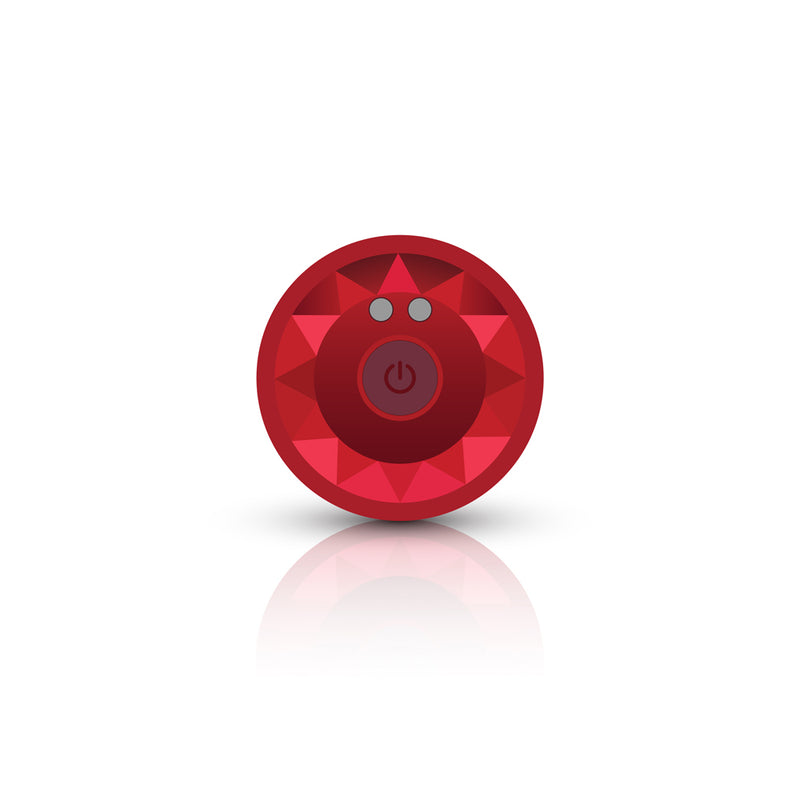 Vibrating Red Metal Remote Plug - Lg