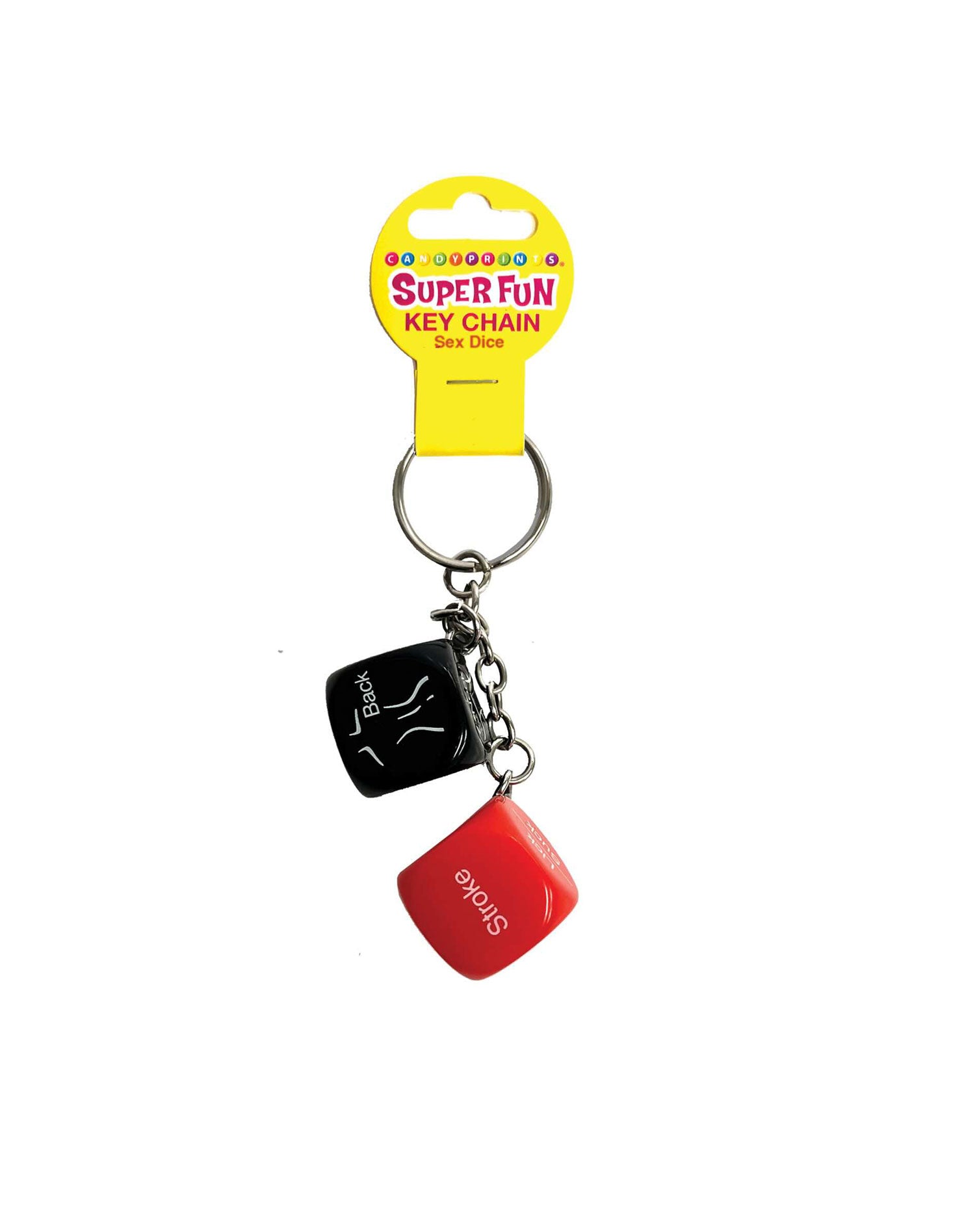 "Super Fun Key Chain, Sex Dice LG-CP1174"